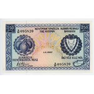 Cyprus 250 Mils 1982