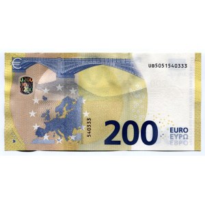 European Union France 200 Euro 2019 Fancy Number