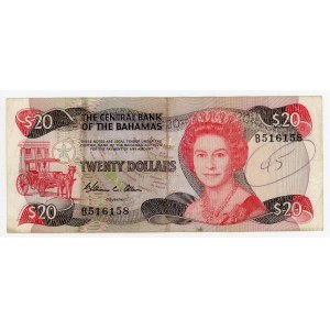 Bahamas 20 Dollars 1974 -1984