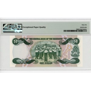 Bahamas 1 Dollar 2002 PMG 66