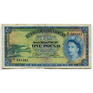 Bermuda 1 Pound 1957
