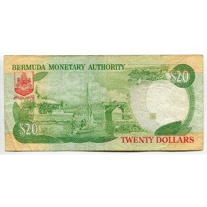 Bermuda 20 Dollars 1989