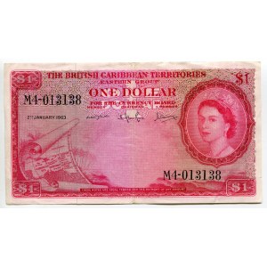 British Caribbean Territories 1 Dollar 1963