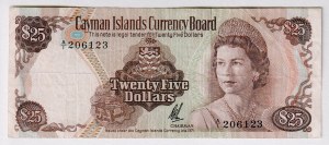Cayman Islands 25 Dollars 1971