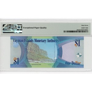 Cayman Islands 1 Dollar 2010 PMG 67