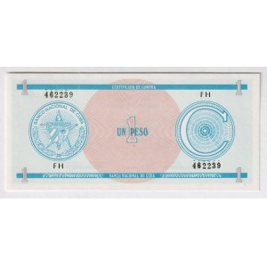 Cuba Foreign Exchange 1 Peso 1985 (ND) Series C