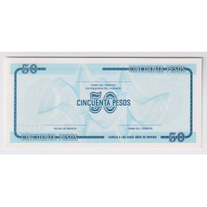 Cuba Foreign Exchange 50 Pesos 1985 (ND) Series C