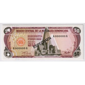 Dominican Republic 50 Pesos 1978 Specimen