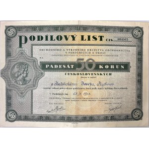 Czechoslovakia Lot of 8 Bonds and shares 1923 - 1945