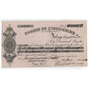 French Indochina Peking 1500 1925 Beijing Banque de Indo-Chine