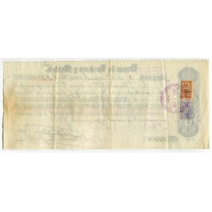 Mexico Mexico City 50 Dollars 1899 Banco de Londres y Mexico