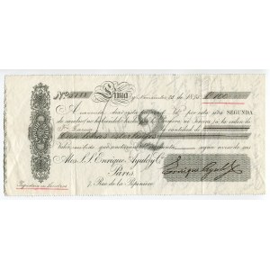 Peru Lima 100 Pounds 1895 Enrique Ayulo & Co