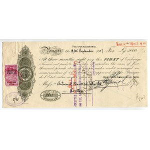 Russia - Northwest Petrograd 5000 Pounds 1917 Azoff-Don Commercial Bank