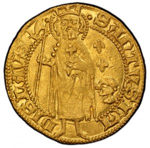 Hungary - Ludwig I. 1342-1382 Goldgulden o. J. Buda Pohl B4-12 - Top pop!