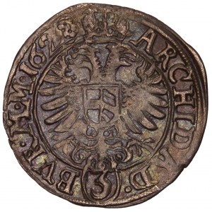 House of Habsburg - Ferdinand II (1619-1637) 3 Kreuzer 1628 Kuttenberg