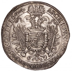 House of Habsburg - Ferdinand III. 1637-1657 Thaler / Taler 1644 Kremnitz