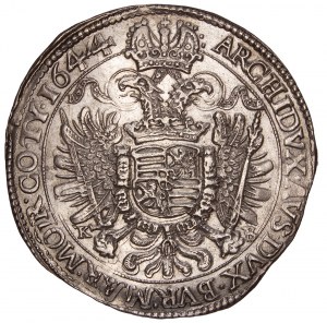 House of Habsburg - Ferdinand III. 1637-1657 Thaler / Taler 1644 Kremnitz