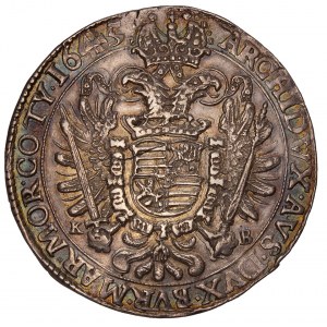 House of Habsburg - Ferdinand III. 1637-1657 Thaler / Taler 1645 Kremnitz