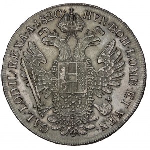 House of Habsburg - Franz I. (1792 -1835) Thaler / Taler 1820 M