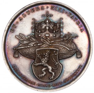 House of Habsburg - Ferdinand I. (1835-1848) Coronation medal 1836 Prague Ag