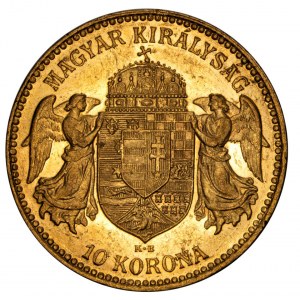 House of Habsburg - Franz Joseph I. (1848-1916) 10 Korona 1910 KB