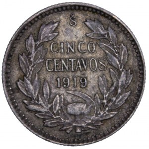 Chile - 5 Centavos 1919 So