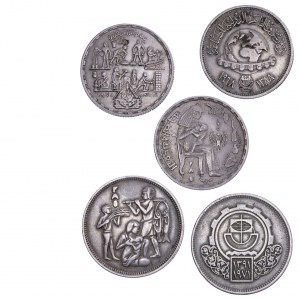 Egypt - Coin LOT - 5 pcs