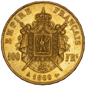 France - Napoléon III (1852-1870) 100 Francs 1866 A Paris