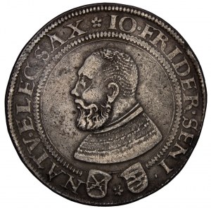 German States - Johann Friedrich der Grossmütige nach seiner Gefangenschaft, 1552-1554 Taler 1552, Saalfeld