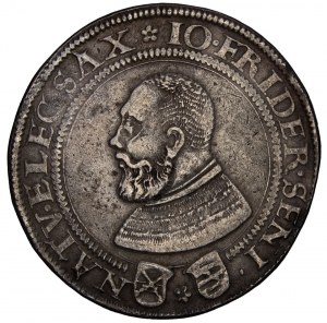 German States - Johann Friedrich der Grossmütige nach seiner Gefangenschaft, 1552-1554 Taler 1552, Saalfeld