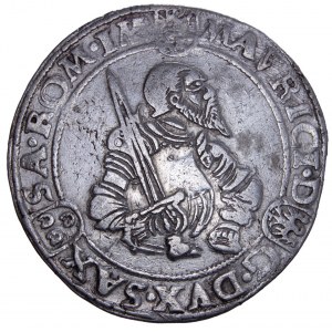 German States -Moritz, 1547-1553. Taler 1553, Freiberg