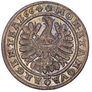 German States - Schlesien Liegnitz Brieg 15 Kreuzer 1664 Christian