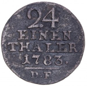 German States - Hessen-Kassel, Friedrich II., 1/24 Taler 1783