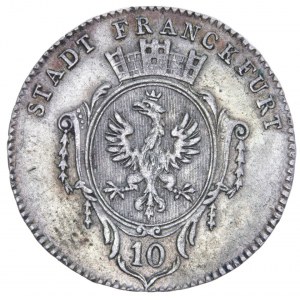 German States - FRANKFURT. Stadt - 10 Kreuzer 1788