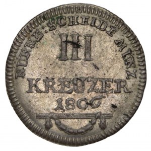 German States - Nürnberg 3 Kreuzer 1806