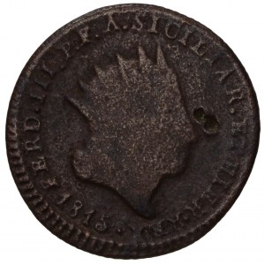 Italian States - PALERMO. Ferdinando III di Borbone (1759-1816). 2 Grani 1815