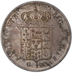 Italian States - Naples & Sicily, Ferdinand II, 120 Grana 1855