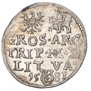 Poland - Stefan Batory. Trojak (3 grosze) 1581 Vilnius