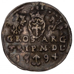 Poland - Sigismund III Vasa. Trojak (3 grosze) 1594 Wilno / Vilnius