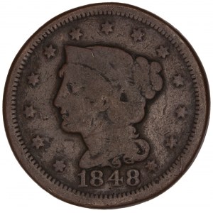 United States - Liberty Head/Braided Hair Cent 1848 / 1851