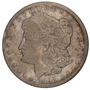 United States - Morgan Dollar 1892 O