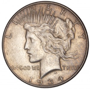 United States - Peace Dollar 1934 D