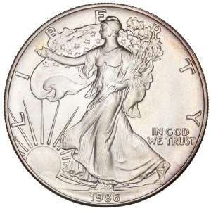 United States - American Silver Eagle - Walking Liberty 1986