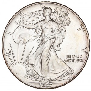 United States - American Silver Eagle - Walking Liberty 1987