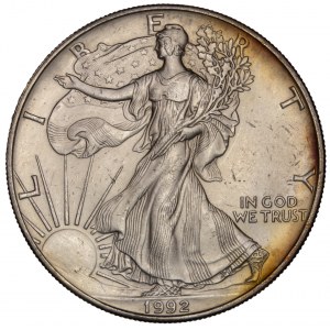 United States - American Silver Eagle - Walking Liberty 1992