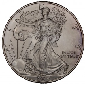 United States - American Silver Eagle - Walking Liberty 2004