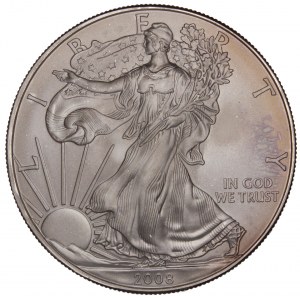 United States - American Silver Eagle - Walking Liberty 2008