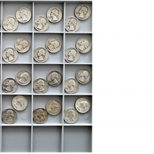 United States - Washington Quarter Dollar LOT - with better pieces - 51 pcs