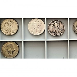 United States - Half Dollar LOT - with better pieces - 8 pcs
