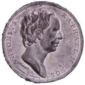 Deuschland, Königreich Sachsen. Friedrich August I (1806-1827). Aus zwei Hälften zusammengesetzter Blei-Galvano der Medaille o.J. (1779)